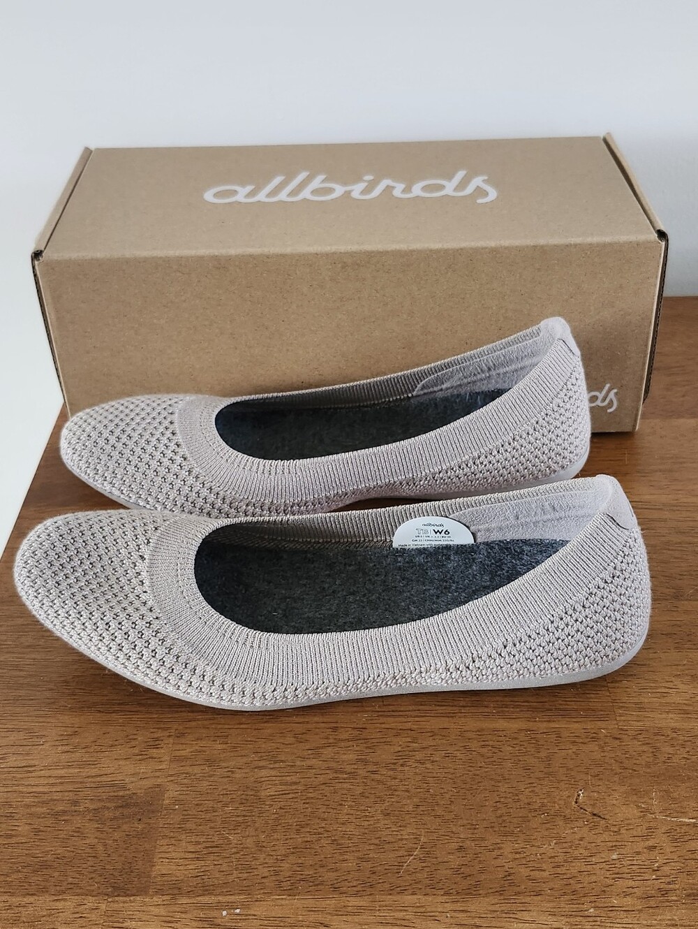 Allbirds Ballerinas colour Mushrooms